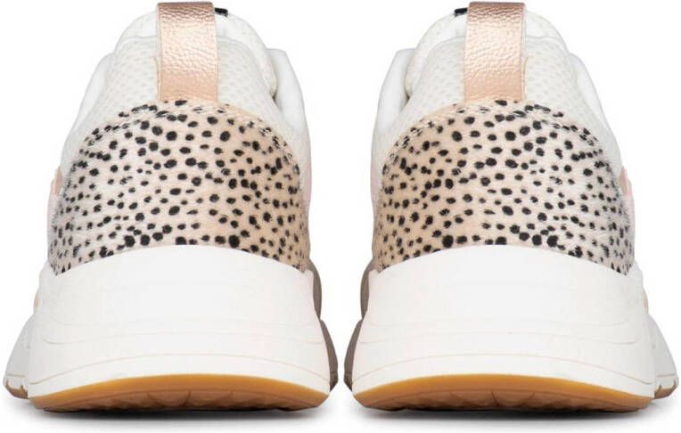 POSH by Poelman Carocel chunky sneakers beige wit
