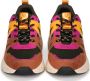 POSH by Poelman CAROCEL Dames Sneakers Bordeaux oranje combinatie - Thumbnail 5