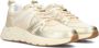 POSH by Poelman CAROCEL Dames Sneakers Wit Met Beige Combinatie - Thumbnail 5