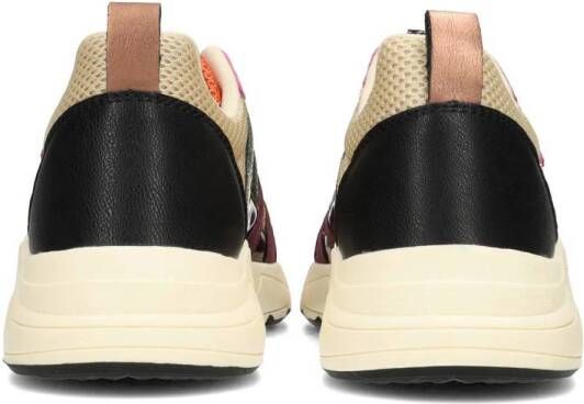 POSH by Poelman CAROCEL chunky sneakers met panterprint beige paars