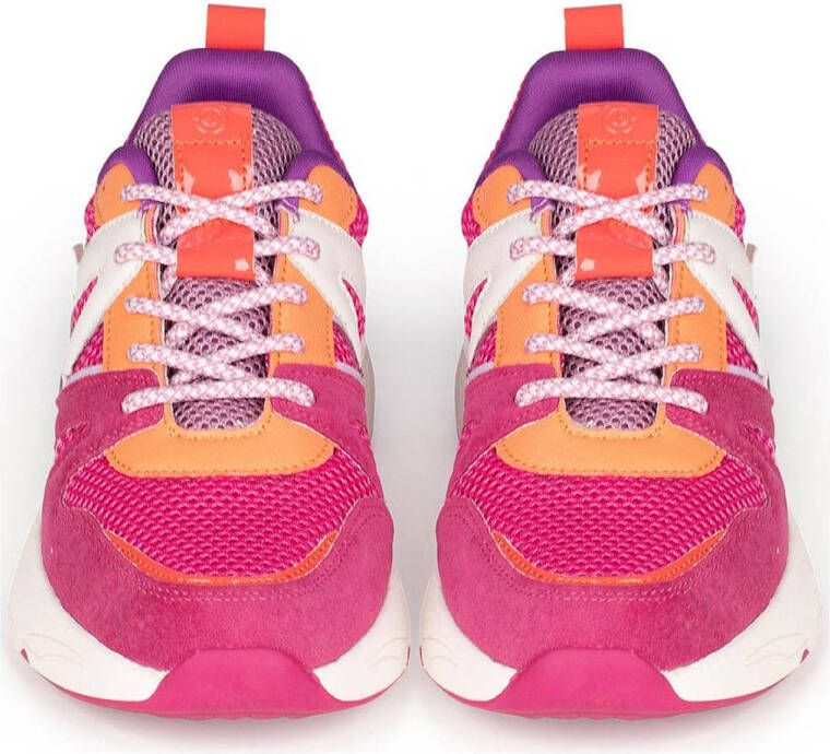 POSH by Poelman Carocel chunky sneakers roze