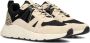 POSH by Poelman CAROCEL Dames Sneakers Zwart Met Beige Combinatie - Thumbnail 5