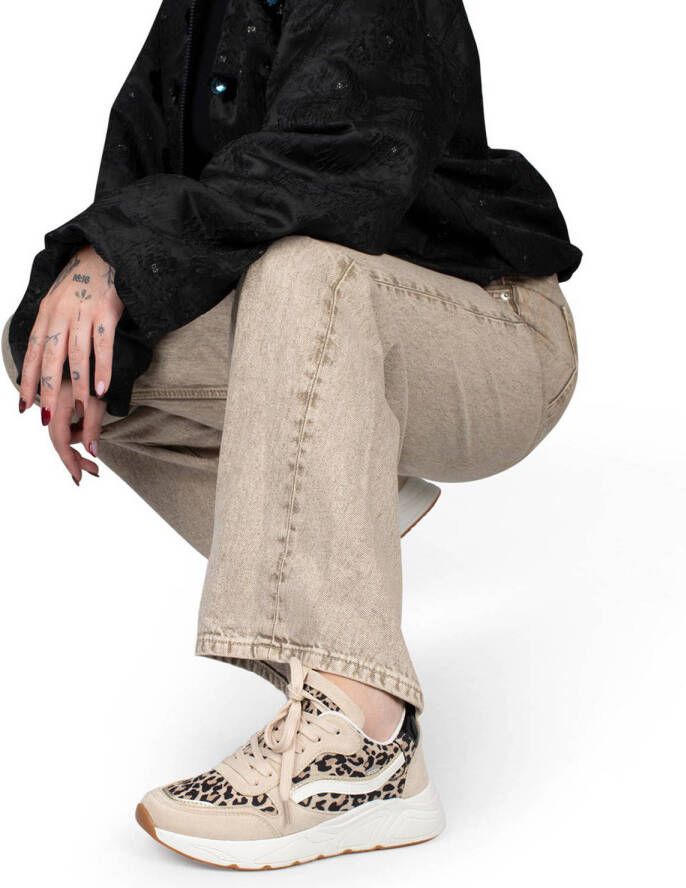 POSH by Poelman Charlie chunky sneakers beige