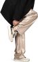 POSH by Poelman CHARLIE Dames Sneakers Beige met combinatie - Thumbnail 4