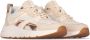 POELMAN beige sneakers van mesh Beige Mesh Lage sneakers Dames - Thumbnail 2