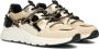 POSH by Poelman CARI Dames Sneakers Beige met dierenprint - Thumbnail 3