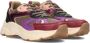 POSH by Poelman chunky sneakers paars bruin - Thumbnail 2