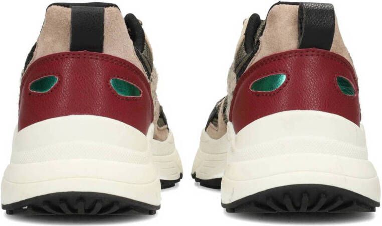 POSH by Poelman chunky sneakers zwart beige