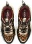 POSH by Poelman chunky sneakers zwart panterprint - Thumbnail 2