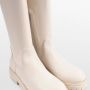 POSH by Poelman CYBELE Dames Hoge Stretch Laarzen Crème - Thumbnail 3