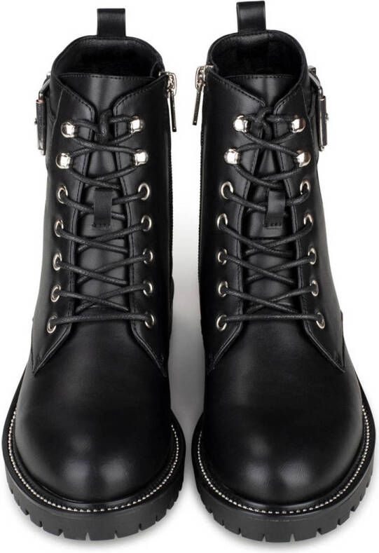 POSH by Poelman Dunya veterboots zwart