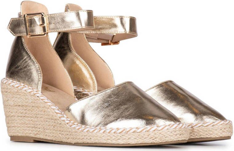 POSH by Poelman Enid espadrilles goud