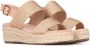 POSH by Poelman CETO Dames Plateau Sandalen Rose Goud - Thumbnail 3