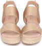 POSH by Poelman CETO Dames Plateau Sandalen Rose Goud - Thumbnail 4