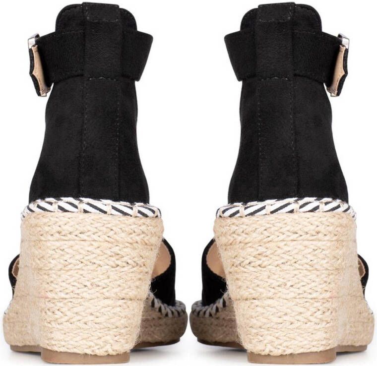 POSH by Poelman Enid espadrilles zwart