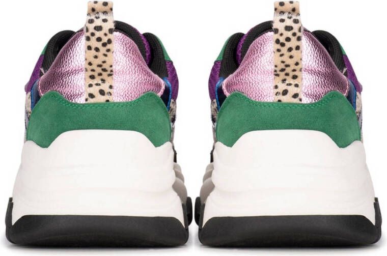 POSH by Poelman Gigi chunky sneakers paars multi