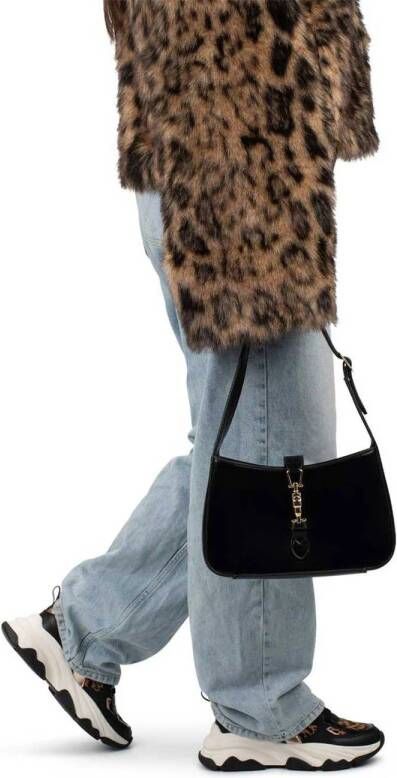 POSH by Poelman Gigi chunky sneakers zwart panterprint