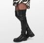 POSH by Poelman IZA Dames Overknee Laarzen Zwart - Thumbnail 3
