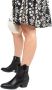 POSH by Poelman JESSIE Dames Enkellaarzen Zwart met slangenprint - Thumbnail 6