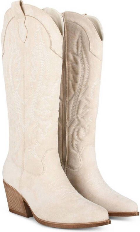 POSH by Poelman Jill cowboylaarzen lichtbeige