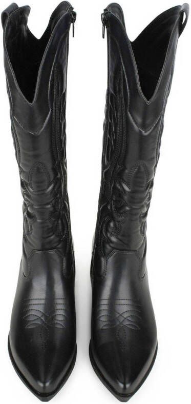 POELMAN CSHN18525-41PPSH westernlaars Zwart Leerlook Cowboy laarzen Dames - Foto 2