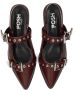 POSH by Poelman Julie slingback loafers donkerrood - Thumbnail 3