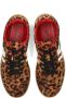 POSH by Poelman KAIA Dames Sneakers Bruin Met Dierenprint - Thumbnail 6