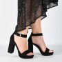 POSH by Poelman LAAR Dames Sandalen met hak Zwart - Thumbnail 2