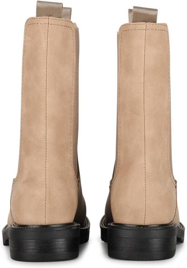 POSH by Poelman Lea chelsea boots beige