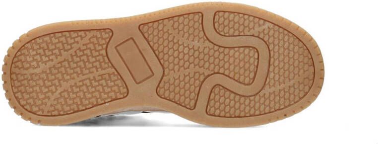 POSH by Poelman Lilly sneakers met panterprint beige