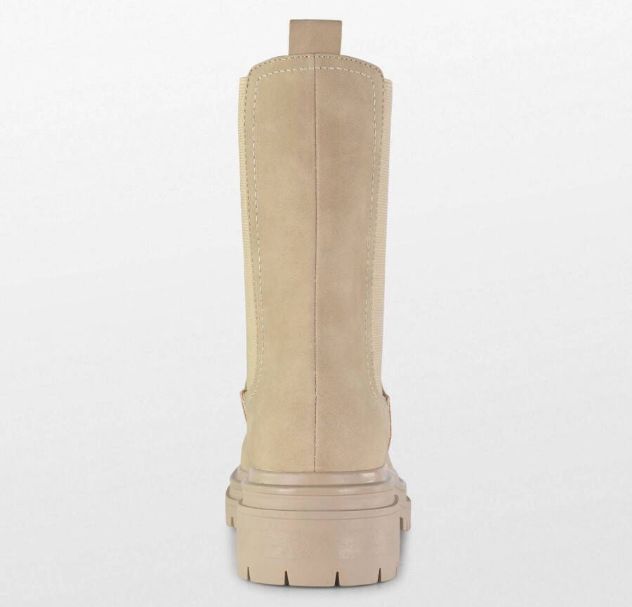 POSH by Poelman Lita chelsea boots beige