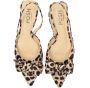 POSH by Poelman Loa slingback loafers met panterprint beige bruin - Thumbnail 5
