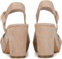 POELMAN C0118-15PSH sandaal sand Beige Suedelook Sandalen met hak Dames - Thumbnail 2