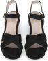 POELMAN C0118-15PSH1 sandaal black Zwart Synthetisch Sandalen met hak Dames - Thumbnail 4