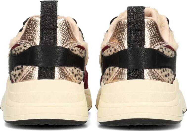 POSH by Poelman Minion chunky sneakers rood zwart beige