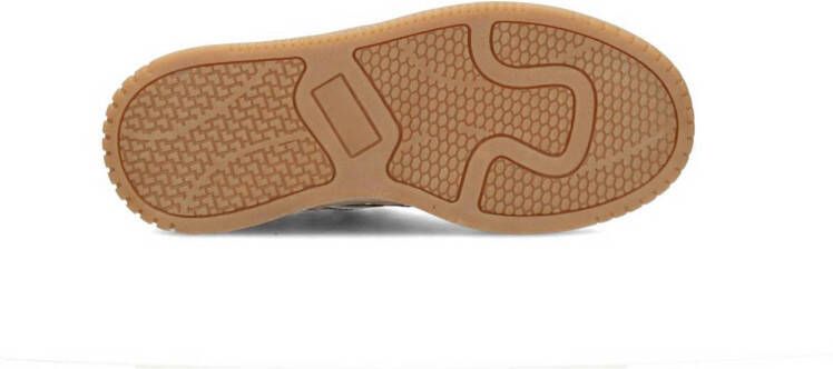 POSH by Poelman Nala sneakers met panterprint zwart beige rood