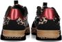 POSH by Poelman Nala sneakers met panterprint zwart beige rood - Thumbnail 3