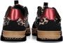 POSH by Poelman Nala sneakers met panterprint zwart beige rood - Thumbnail 3