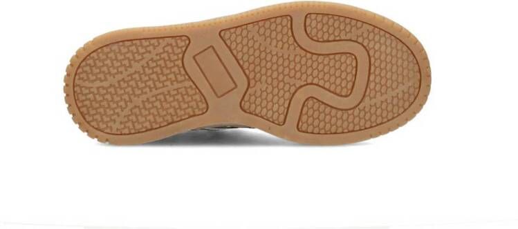 POSH by Poelman Nala sneakers met panterprint zwart beige rood