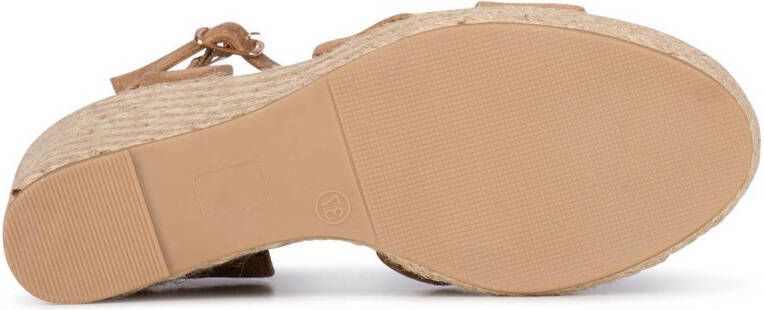 POSH by Poelman Nola espadrilles bruin