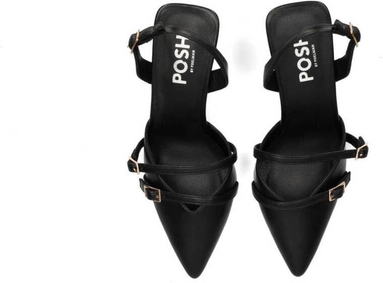 POSH by Poelman Pam slingback pumps zwart