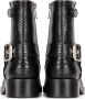 POSH by Poelman Phoebe bikerboots met slangenprint zwart - Thumbnail 4