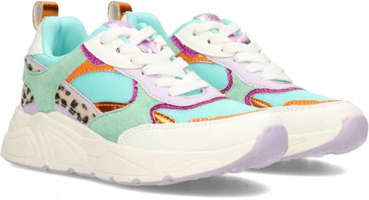 POSH by Poelman Rosie chunky sneakers turquoise