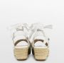 POSH by Poelman SAAR Dames Sandalen Espadrilles Wit - Thumbnail 3