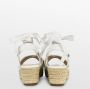 POSH by Poelman SAAR Dames Sandalen Espadrilles Wit - Thumbnail 3