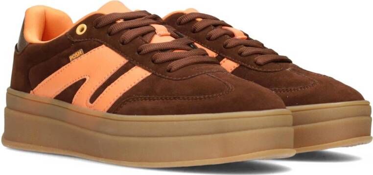 POSH by Poelman sneakers donkerbruin