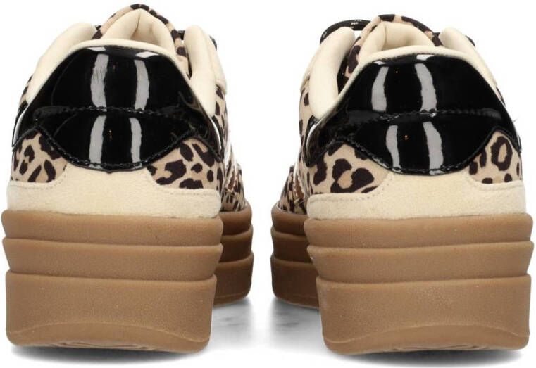 POSH by Poelman sneakers panterprint beige zwart