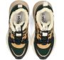 POSH by Poelman WAVY Dames Sneakers Zwart met groene combinatie - Thumbnail 4
