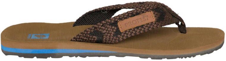 Protest Haiti teenslippers bruin zwart