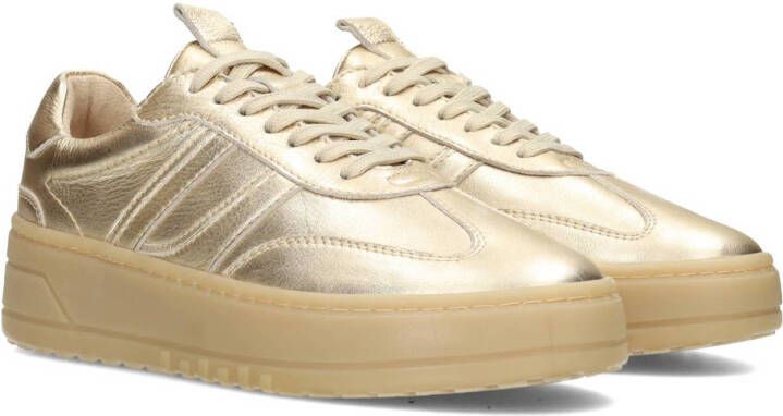 PS Poelman Anemone leren sneakers goud